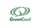 Logotipo da bandeira de cartão Green Card