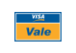 Logotipo da bandeira de cartão Visa Vale