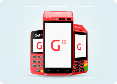 Tela de celular com o Aplicativo Getnet aberto