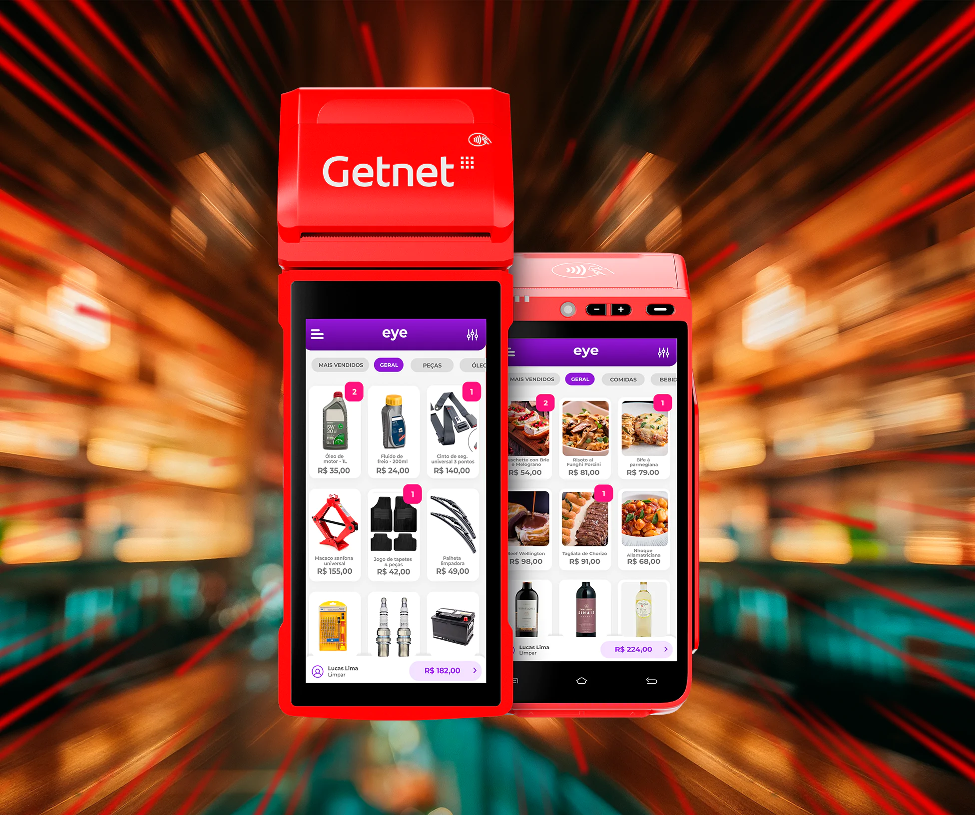Maquininha de cartão de credito Getnet produto Get Mini NFC