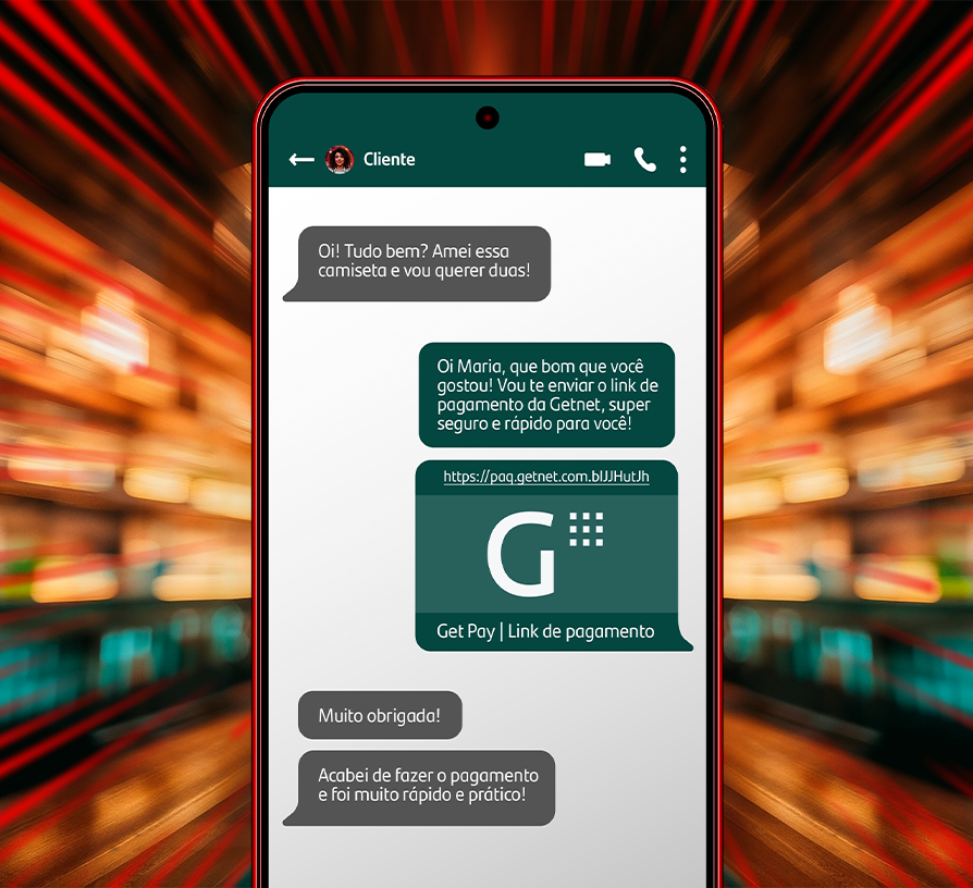 Maquininha de cartão de credito Getnet produto Get Mini NFC