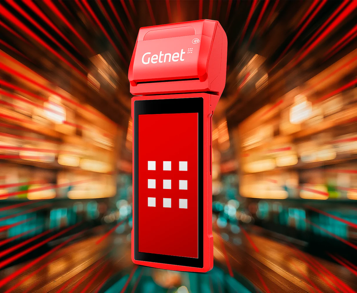 Maquininha de cartão de credito Getnet produto Get Mini NFC