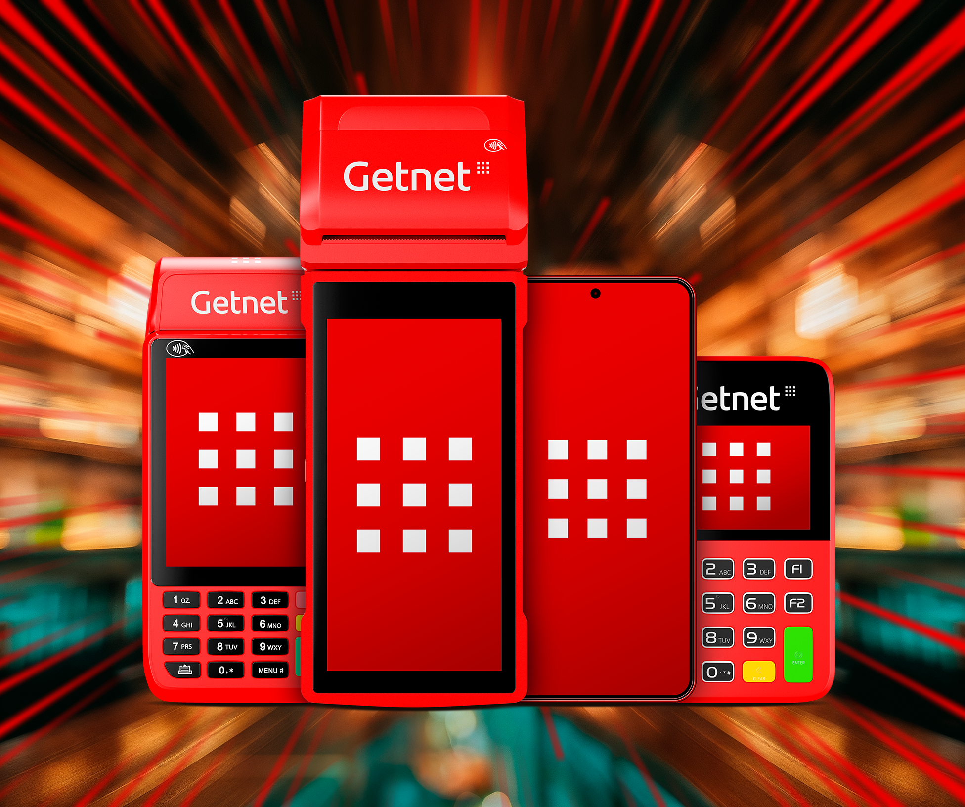 Maquininha de cartão de credito Getnet produto Get Mini NFC