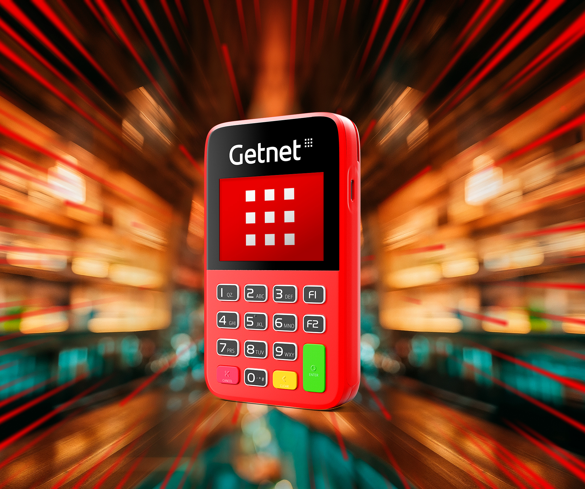 Maquininha de cartão de credito Getnet produto Get Mini NFC