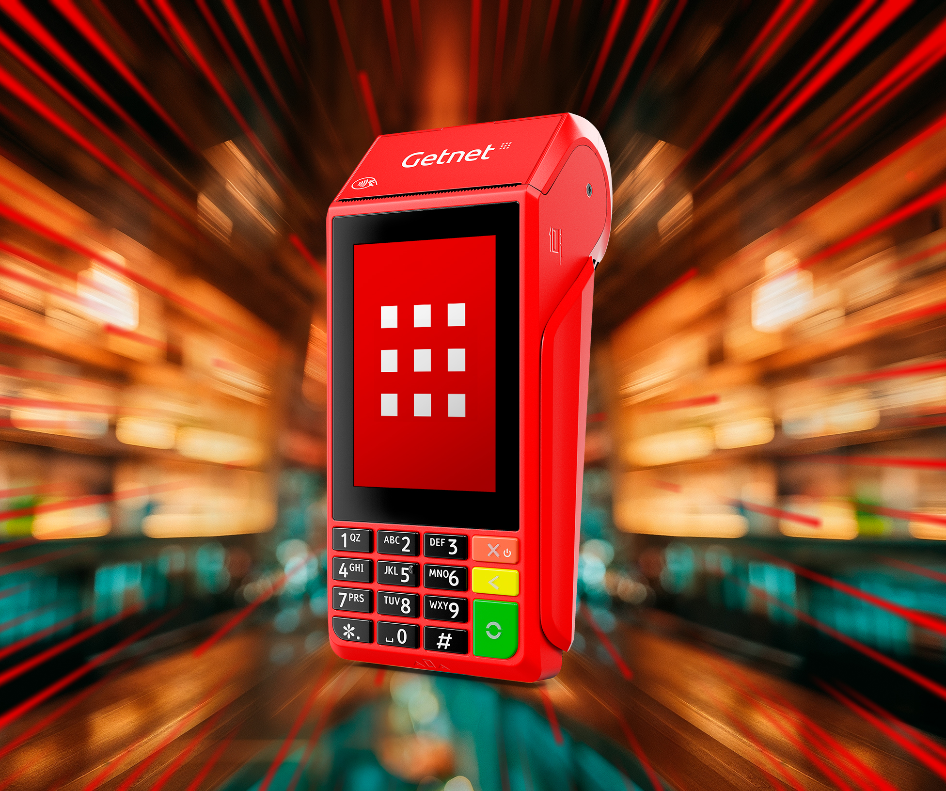 Maquininha de cartão de credito Getnet produto Get Mini NFC