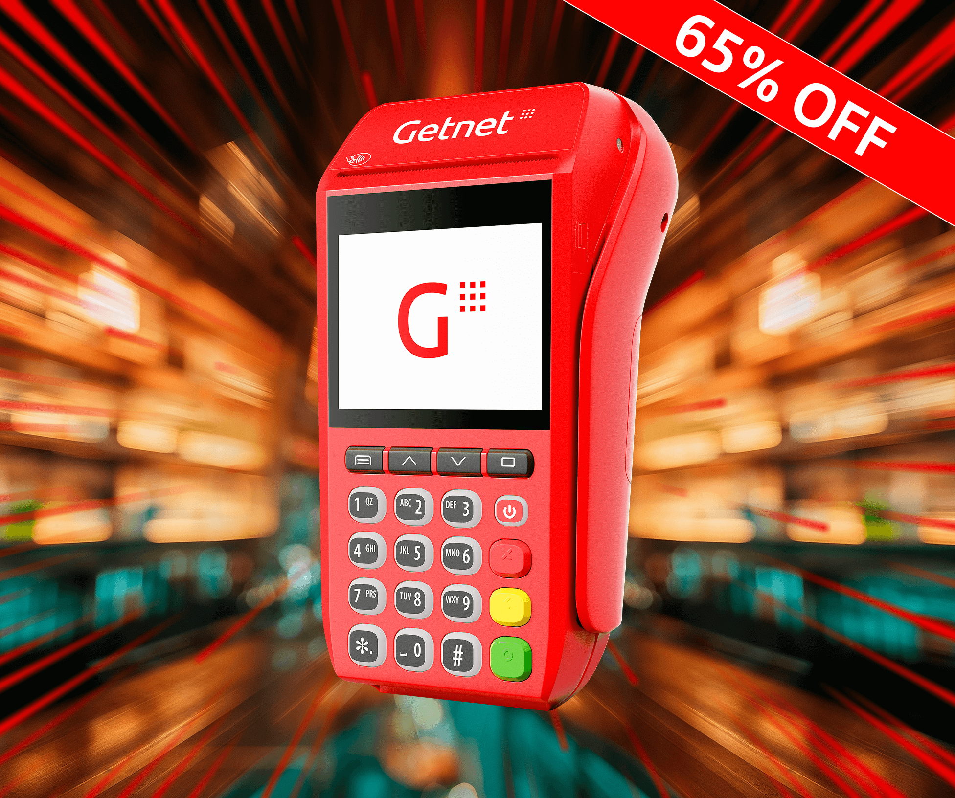 Maquininha de cartão de credito Getnet produto Get Mini NFC