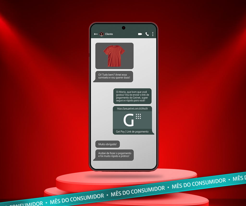 Maquininha de cartão de credito Getnet produto Get Mini NFC