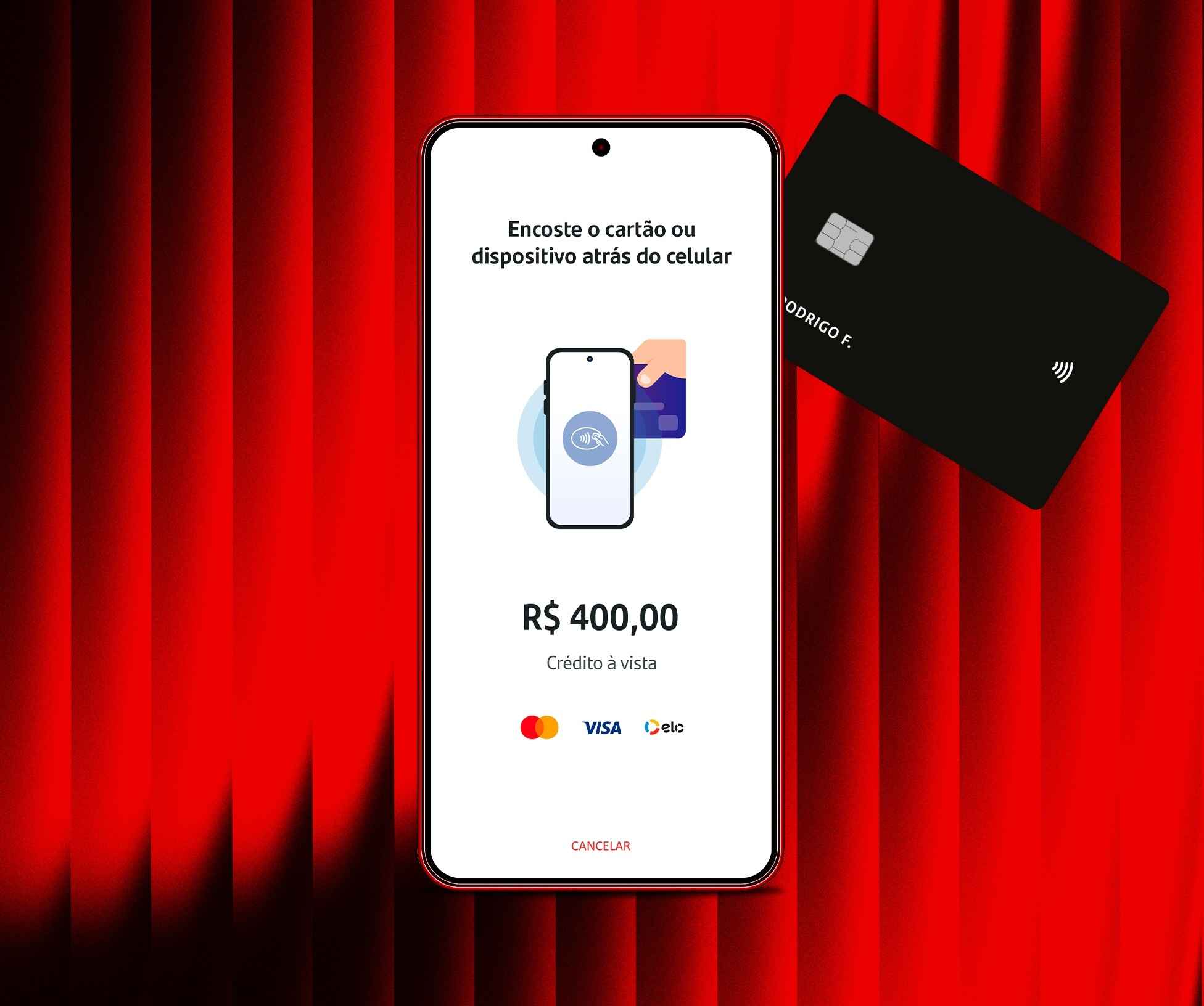 Maquininha de cartão de credito Getnet produto Get Mini NFC