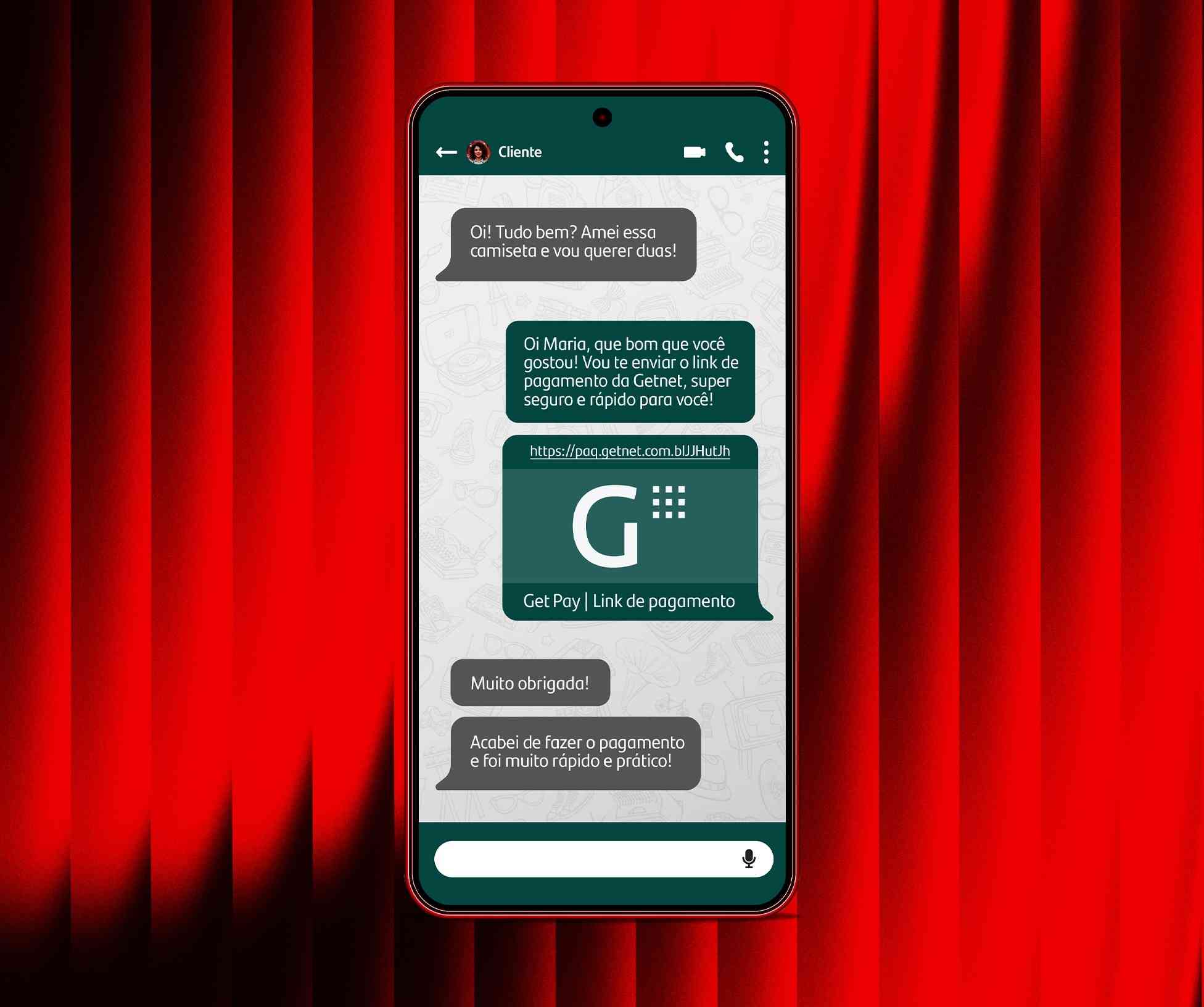 Maquininha de cartão de credito Getnet produto Get Mini NFC