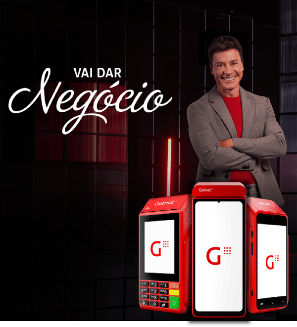 Vai dar negócio. A maquininha Getnet que impulsiona as vendas do seu negócio.
